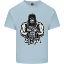 Jiu Jitsu Gorilla MMA Martial Arts Karate Kids T-Shirt Childrens Light Blue