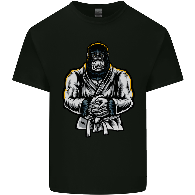 Jiu Jitsu Gorilla MMA Martial Arts Karate Mens Cotton T-Shirt Tee Top Black