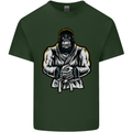 Jiu Jitsu Gorilla MMA Martial Arts Karate Mens Cotton T-Shirt Tee Top Forest Green