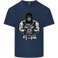 Jiu Jitsu Gorilla MMA Martial Arts Karate Mens Cotton T-Shirt Tee Top Navy Blue