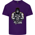 Jiu Jitsu Gorilla MMA Martial Arts Karate Mens Cotton T-Shirt Tee Top Purple