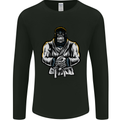 Jiu Jitsu Gorilla MMA Martial Arts Karate Mens Long Sleeve T-Shirt Black