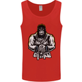 Jiu Jitsu Gorilla MMA Martial Arts Karate Mens Vest Tank Top Red