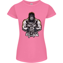 Jiu Jitsu Gorilla MMA Martial Arts Karate Womens Petite Cut T-Shirt Azalea