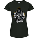 Jiu Jitsu Gorilla MMA Martial Arts Karate Womens Petite Cut T-Shirt Black