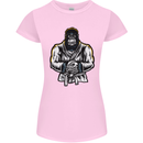 Jiu Jitsu Gorilla MMA Martial Arts Karate Womens Petite Cut T-Shirt Light Pink