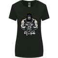 Jiu Jitsu Gorilla MMA Martial Arts Karate Womens Wider Cut T-Shirt Black