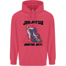 Jiu jitsu Word Cloud MMA Mixed Martial Arts Childrens Kids Hoodie Heliconia