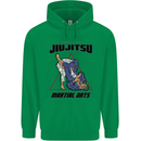 Jiu jitsu Word Cloud MMA Mixed Martial Arts Childrens Kids Hoodie Irish Green