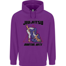 Jiu jitsu Word Cloud MMA Mixed Martial Arts Childrens Kids Hoodie Purple