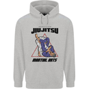Jiu jitsu Word Cloud MMA Mixed Martial Arts Childrens Kids Hoodie Sports Grey
