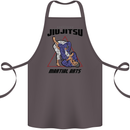 Jiu jitsu Word Cloud MMA Mixed Martial Arts Cotton Apron 100% Organic Dark Grey