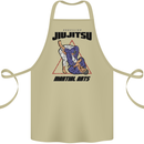 Jiu jitsu Word Cloud MMA Mixed Martial Arts Cotton Apron 100% Organic Khaki
