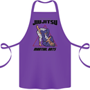 Jiu jitsu Word Cloud MMA Mixed Martial Arts Cotton Apron 100% Organic Purple