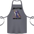 Jiu jitsu Word Cloud MMA Mixed Martial Arts Cotton Apron 100% Organic Steel