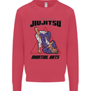 Jiu jitsu Word Cloud MMA Mixed Martial Arts Kids Sweatshirt Jumper Heliconia