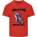 Jiu jitsu Word Cloud MMA Mixed Martial Arts Kids T-Shirt Childrens Red