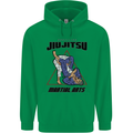 Jiu jitsu Word Cloud MMA Mixed Martial Arts Mens 80% Cotton Hoodie Irish Green