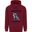 Jiu jitsu Word Cloud MMA Mixed Martial Arts Mens 80% Cotton Hoodie Maroon