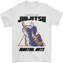 Jiu jitsu Word Cloud MMA Mixed Martial Arts Mens T-Shirt Cotton Gildan White
