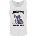 Jiu jitsu Word Cloud MMA Mixed Martial Arts Mens Vest Tank Top White