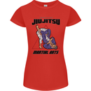 Jiu jitsu Word Cloud MMA Mixed Martial Arts Womens Petite Cut T-Shirt Red