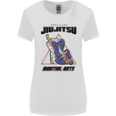 Jiu jitsu Word Cloud MMA Mixed Martial Arts Womens Wider Cut T-Shirt White