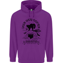 Join Our Coven Funny Halloween Cat Childrens Kids Hoodie Purple