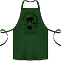 Join Our Coven Funny Halloween Cat Cotton Apron 100% Organic Forest Green