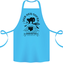 Join Our Coven Funny Halloween Cat Cotton Apron 100% Organic Turquoise