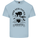 Join Our Coven Funny Halloween Cat Kids T-Shirt Childrens Light Blue