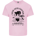Join Our Coven Funny Halloween Cat Kids T-Shirt Childrens Light Pink