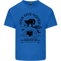 Join Our Coven Funny Halloween Cat Kids T-Shirt Childrens Royal Blue
