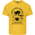 Join Our Coven Funny Halloween Cat Kids T-Shirt Childrens Yellow