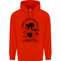 Join Our Coven Funny Halloween Cat Mens 80% Cotton Hoodie Bright Red