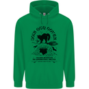 Join Our Coven Funny Halloween Cat Mens 80% Cotton Hoodie Irish Green