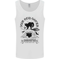 Join Our Coven Funny Halloween Cat Mens Vest Tank Top White