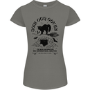 Join Our Coven Funny Halloween Cat Womens Petite Cut T-Shirt Charcoal