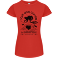 Join Our Coven Funny Halloween Cat Womens Petite Cut T-Shirt Red