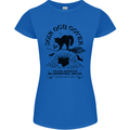 Join Our Coven Funny Halloween Cat Womens Petite Cut T-Shirt Royal Blue