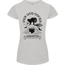 Join Our Coven Funny Halloween Cat Womens Petite Cut T-Shirt Sports Grey