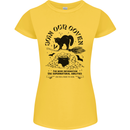 Join Our Coven Funny Halloween Cat Womens Petite Cut T-Shirt Yellow