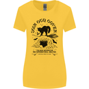 Join Our Coven Funny Halloween Cat Womens Wider Cut T-Shirt Yellow