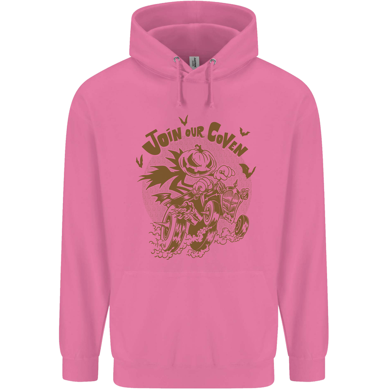 Join Our Coven Funny Halloween Pumpkin Childrens Kids Hoodie Azalea