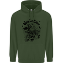 Join Our Coven Funny Halloween Pumpkin Childrens Kids Hoodie Forest Green
