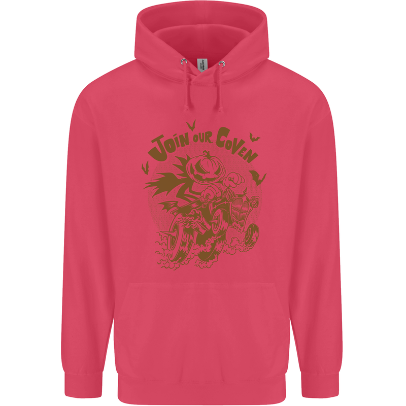 Join Our Coven Funny Halloween Pumpkin Childrens Kids Hoodie Heliconia