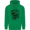 Join Our Coven Funny Halloween Pumpkin Childrens Kids Hoodie Irish Green