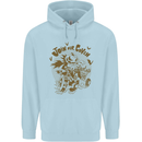 Join Our Coven Funny Halloween Pumpkin Childrens Kids Hoodie Light Blue