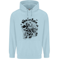 Join Our Coven Funny Halloween Pumpkin Childrens Kids Hoodie Light Blue