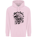 Join Our Coven Funny Halloween Pumpkin Childrens Kids Hoodie Light Pink